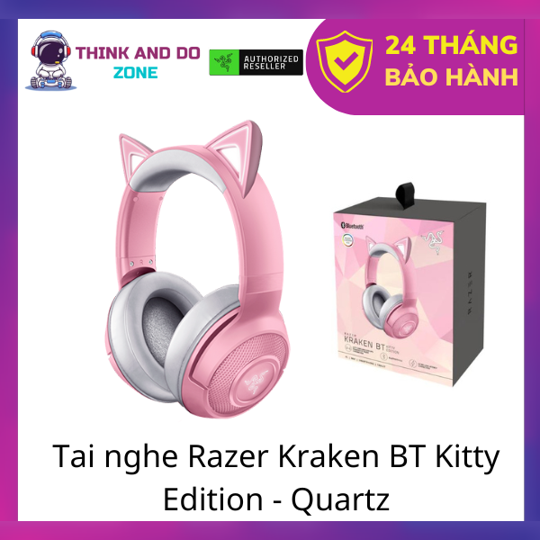 Tai Nghe Bluetooth Razer Kraken BT Kitty Edition -Hồng(Quartz)RZ04-03520100-R3M1_Hàng chính hãng