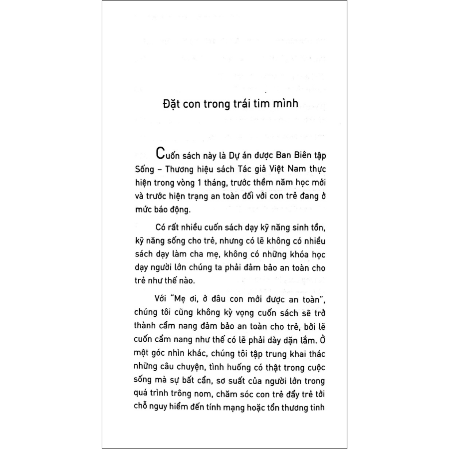Mẹ Ơi, Ở Đâu Con Mới Được An Toàn