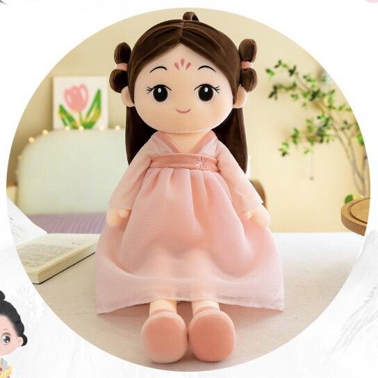 Búp bê váy Hanbok cap cấp cho bé gái - An toàn , mềm mịn, chuẩn loại 1