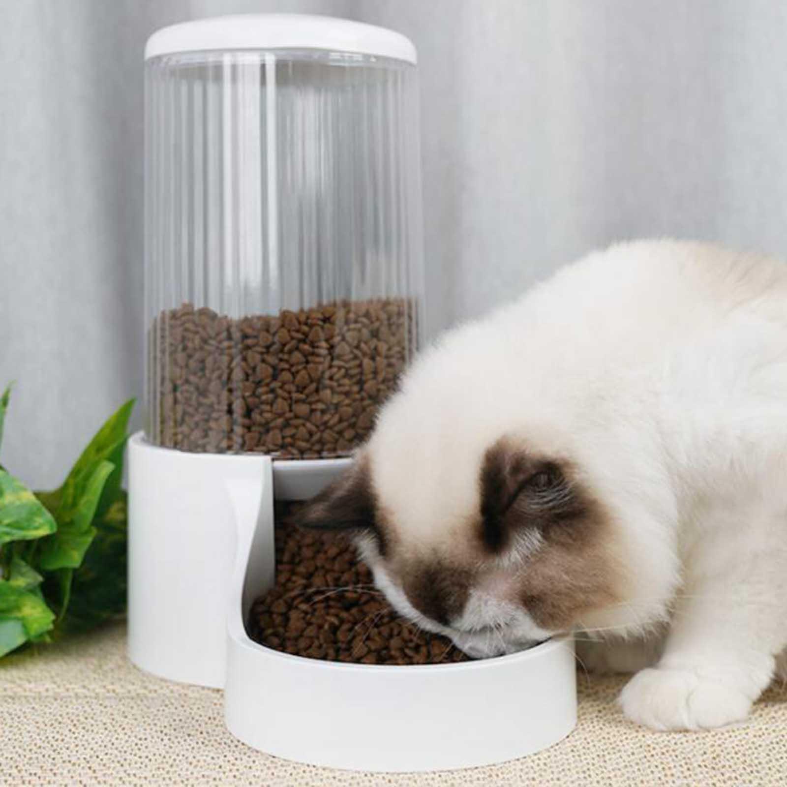 Automatic Feeder Small/Medium/Large Pets Automatic Food Feeder Waterer 2.7L, Travel Supply Feeder and Water Dispenser for Dog Cat Pet Small Animals