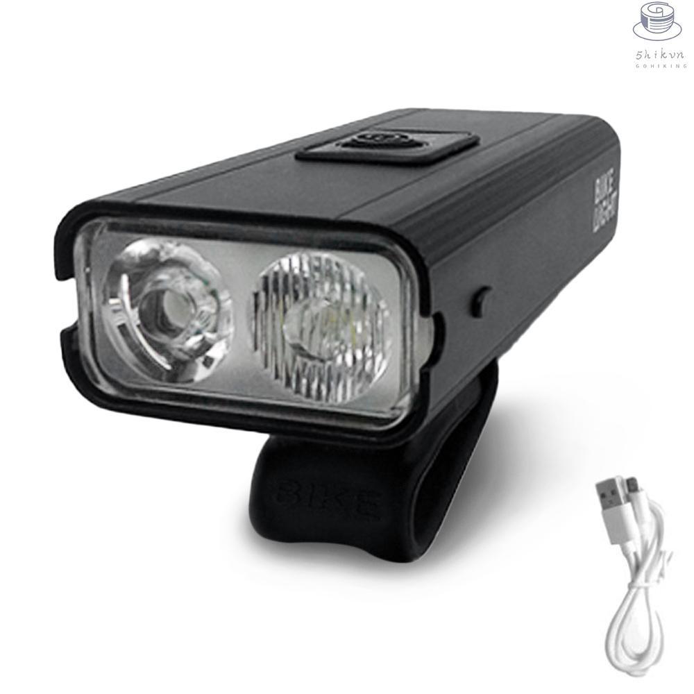 Đèn pha LED sạc USB chống thấm nước cho xe đạp