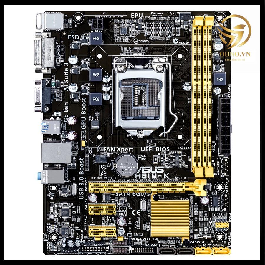 Main Máy Tính Asus H81 MK BOX MainBoard Chạy SOCKET 1150 Thế Hệ 4 Cho Máy Tính PC -hàng chính hãng