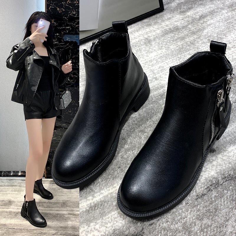 BỐT CỔ NGẮN MARTIN GÓT 3 PHÂN 2 KHOÁ HÔNG CAC TÍNH
