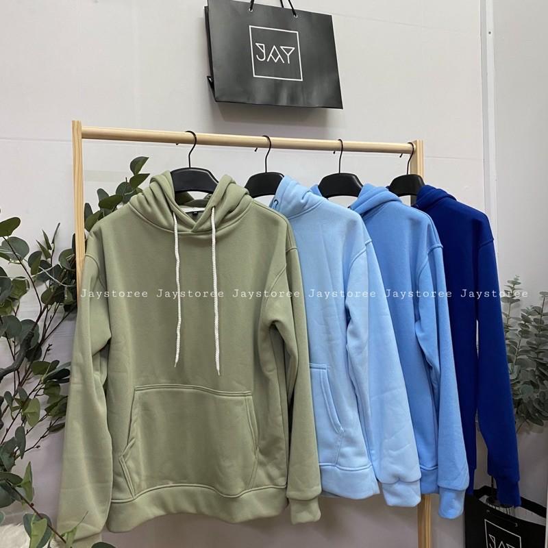 Áo Hoodie nỉ bông Trơn ️/Nam nữ unisex/ Jaystoree