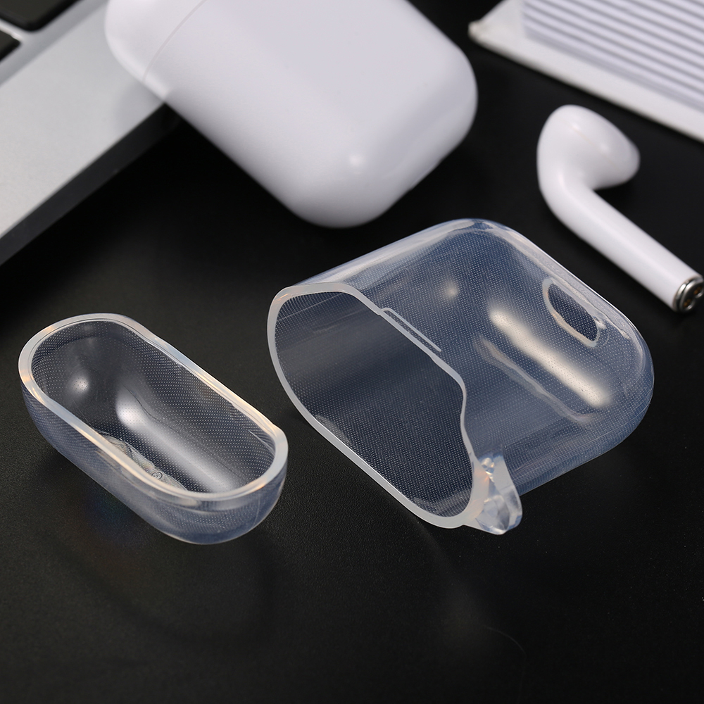 Vỏ Bảo Vệ Tai Nghe Cho Apple AIRpods Với Hộp Sạc Mềm Tpu Trong Suốt