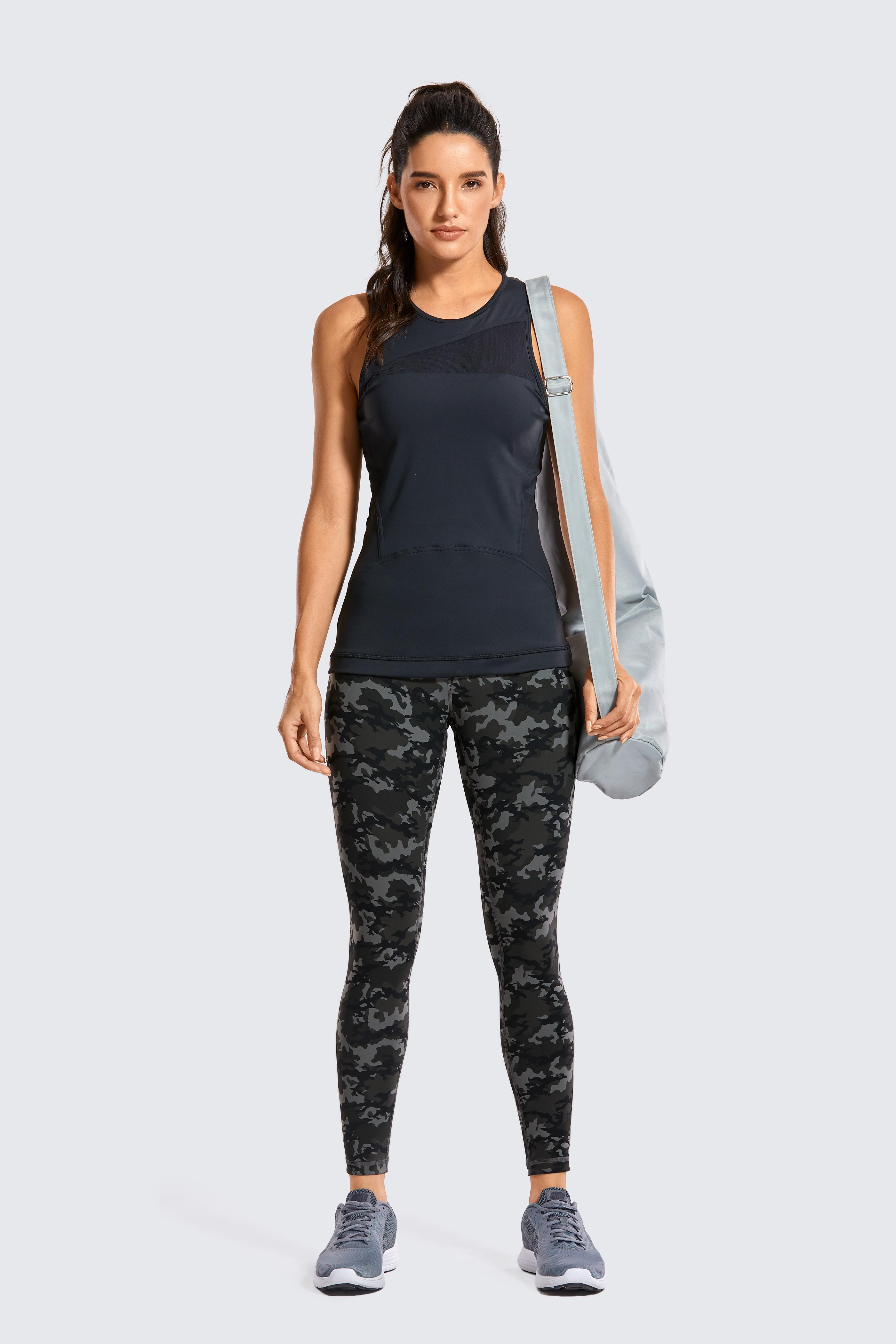Phụ nữ quần legging cảm giác trần trụi Tôi cao eo yoga quần tập luyện quần legging-25 inch 2023 MỚI PENK Color: Pale yellow 91 Size: XX-Small