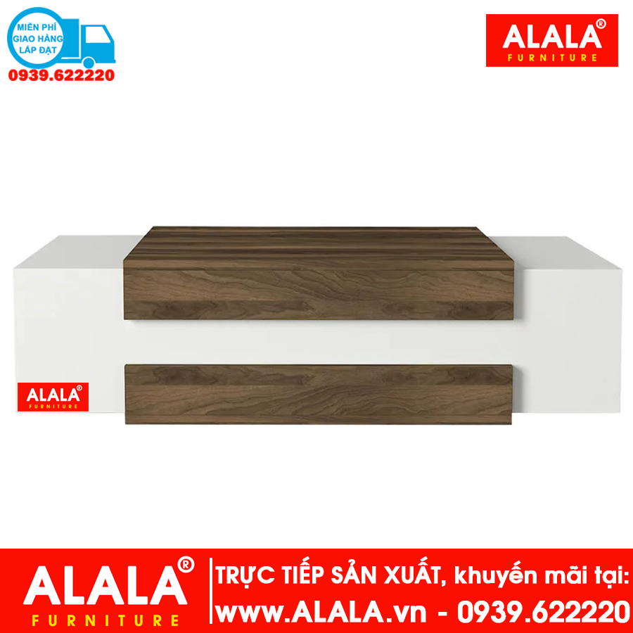 Bàn trà ALALA901 gỗ HMR chống nước - www.ALALA.vn - Za.lo: 0939.622220