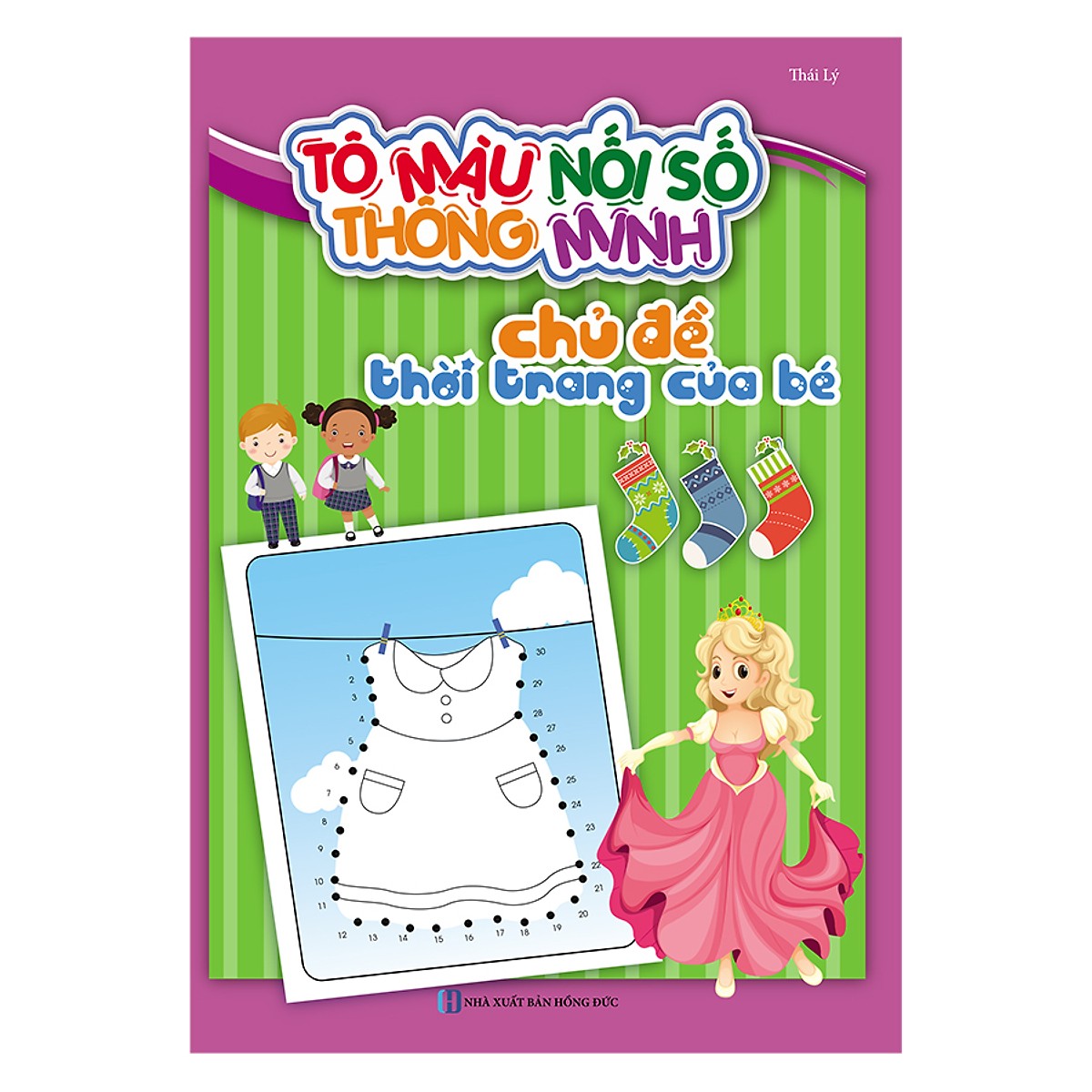 Tô Màu Nối Số Thông Minh Cho Bé 3-6 Tuổi