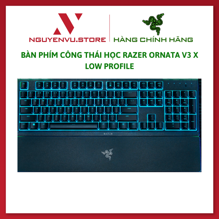 Bàn phím Razer Ornata V3 X-Low Profile (RZ03-04470100-R3M1) - Hàng Chính Hãng