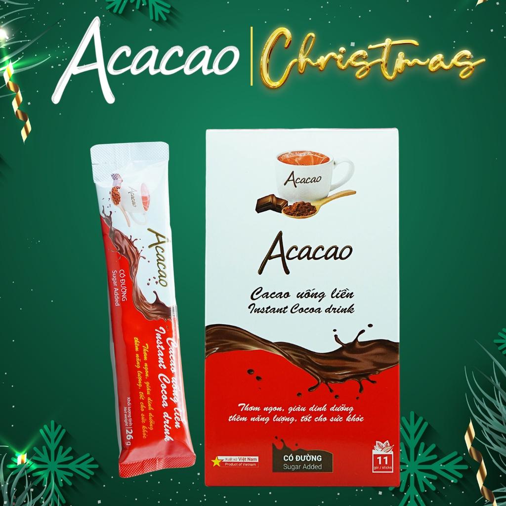 MUA 1 TĂNG 1 Bột cacao hòa tan KHÔNG ĐƯỜNG Acacao ca cao uống liền dạng gói