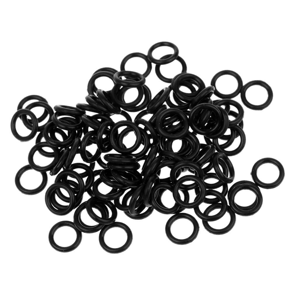 100pcs/lot Carp Fishing Round Rig Rings Terminal Tackle Quick Change O Rings