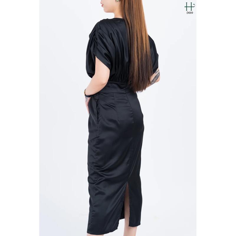 Đầm lụa suông đặc sắc -D19