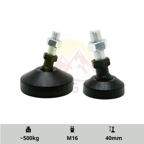 SPA - Chân tăng chỉnh chiều cao, chịu lực, thép mạ, đế cao su M16 cao cấp chất lượng Hàn Quốc
