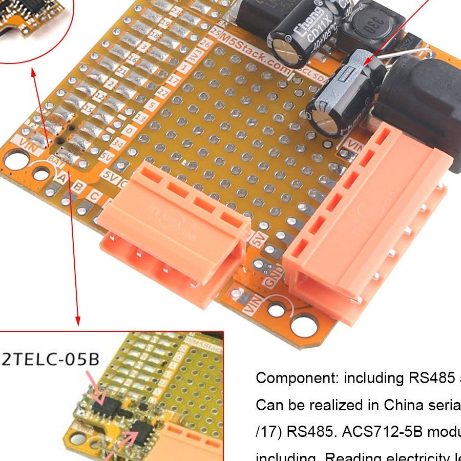 Bộ ghép nối PLC cho M5Stack