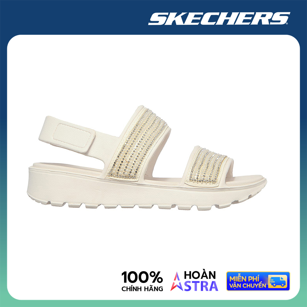 Skechers Nữ Xăng Đan Foamies Footsteps - 111099-WHT