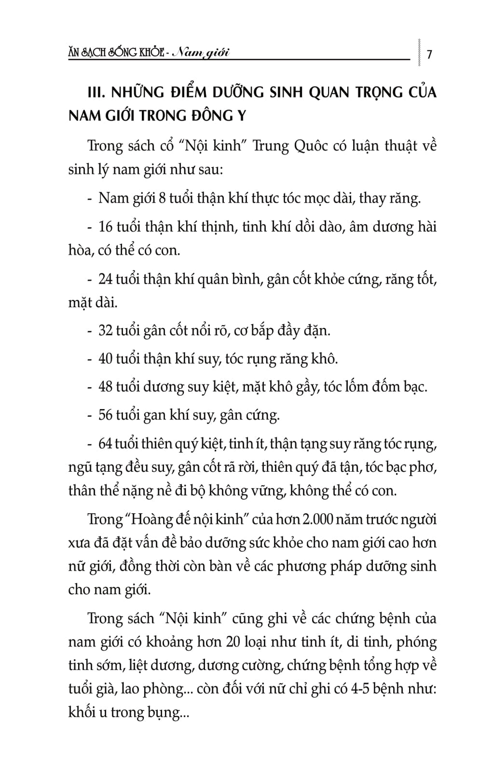 Ăn Sạch Sống Khỏe - Nam Giới