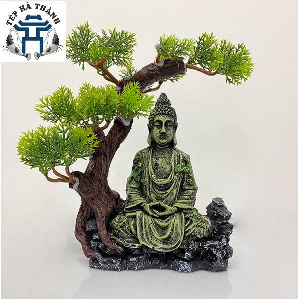 Tượng Phật Thiền Trang Trí Bể Cá, Bể Bán Cạn, Bể Thủy Sinh