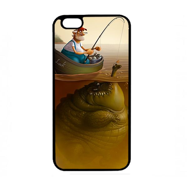 Ốp lưng cho iPhone 6 Plus mẫu  CÁ SẤU - Hàng chính hãng
