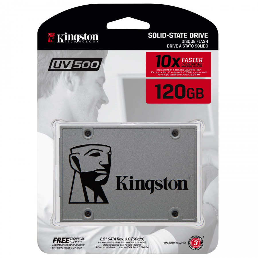 Ổ Cứng SSDNOW Kingston UV500 Sata3 - Hàng Chính Hãng - 240GB