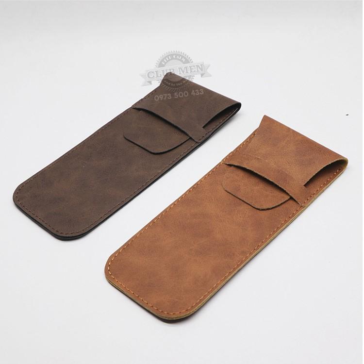 Bao da đựng kính loại mềm chống trầy hiệu quả - Hàng handmade, nhiều màu