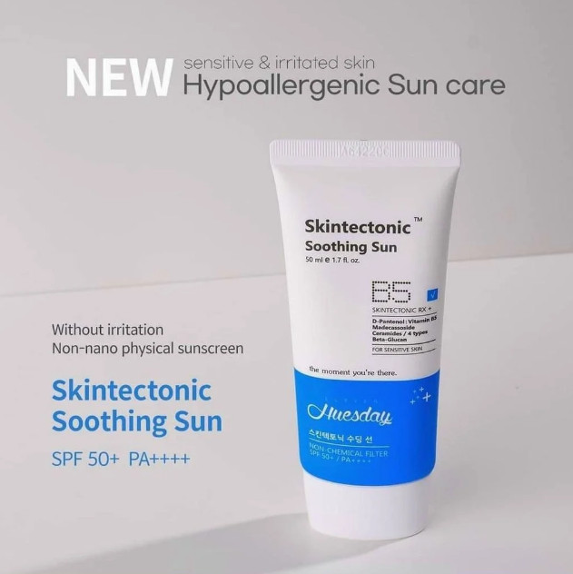 Kem chống nắng vật lý Huesday Hàn Quốc 50ml