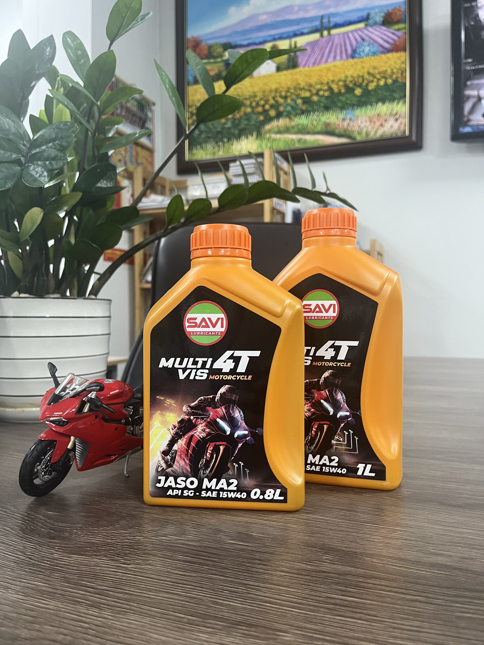 Nhớt Xe Máy Giá Rẻ SAVI 15W40 Cho Xe Số/Tay Ga/Ba Bánh SX Từ Dầu Gốc Có Kiểm Định Chất Lượng