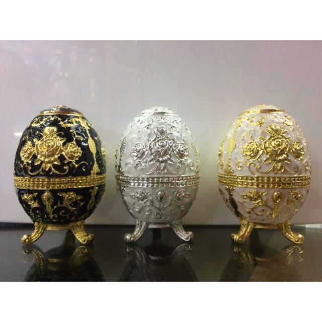 Lọ tăm nga hoàng gia có chân hàng thủ công