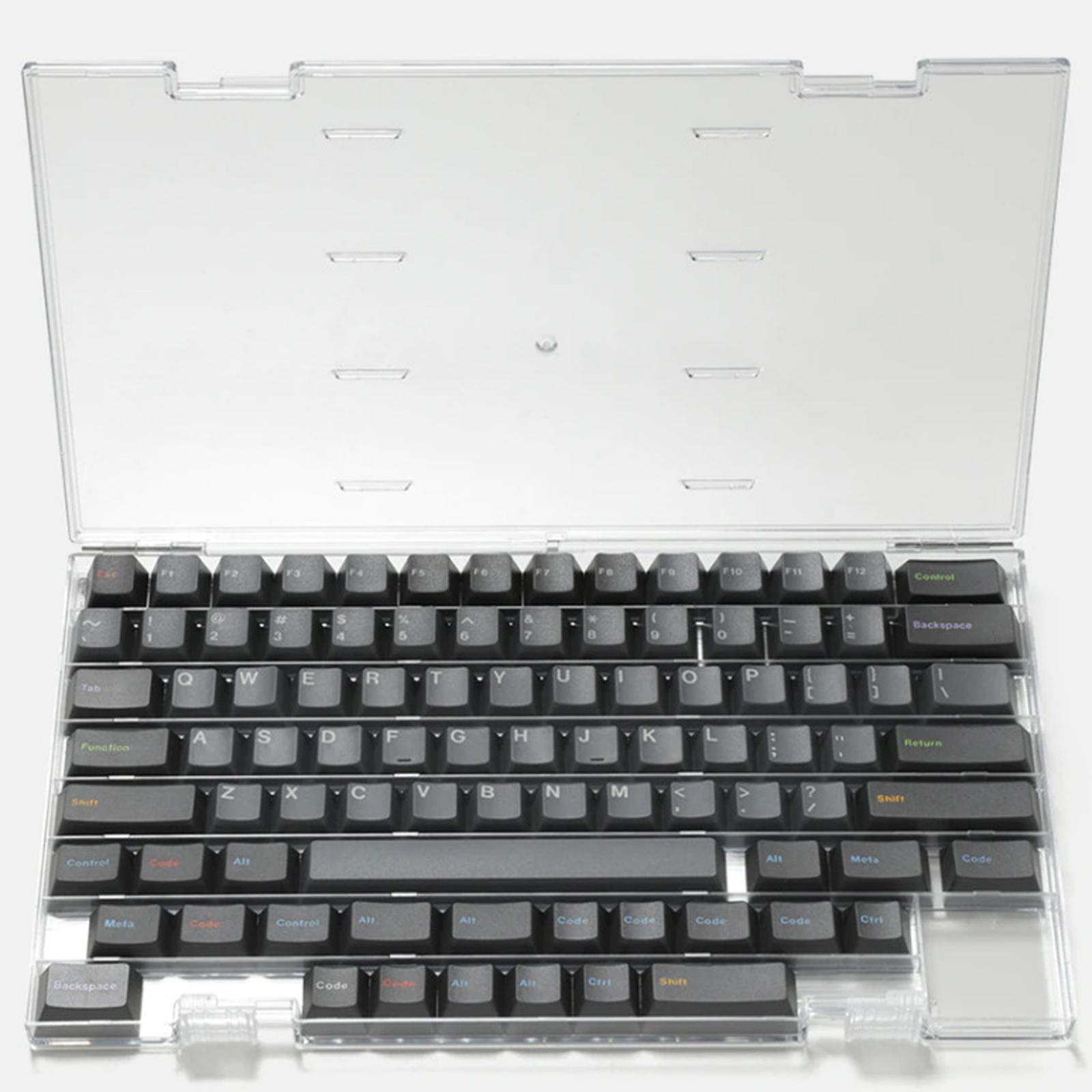 Keycaps Storage Box Organizer Dustproof Durable Waterproof for PC Keycaps S 2