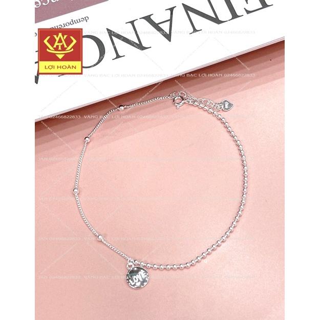 Lắc tay nữ bạc nguyên chất kiểu dáng nhẹ nhàng - Trang sức lợi Hoàn