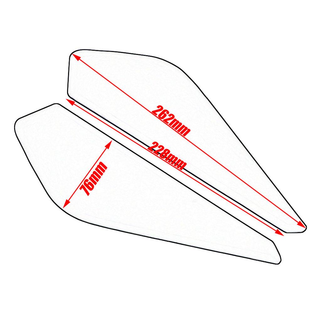 Motorcycle Rubber Tank Traction Pad Knee Grip Protector Sticker Decal Fits for BMW R1200GS LC R1250GS 2018-2019
