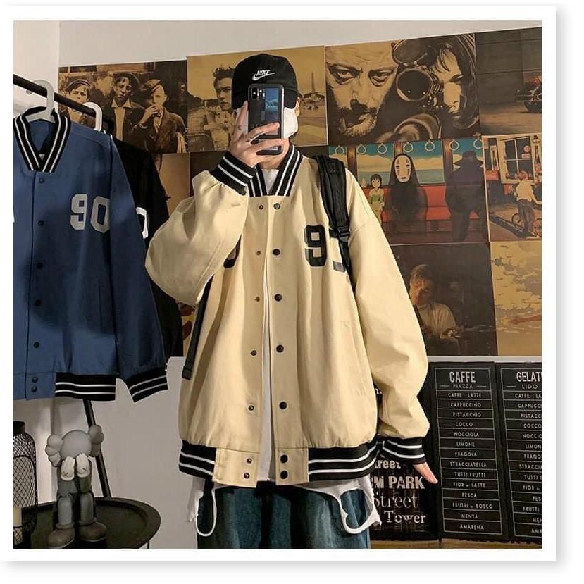 ÁO KHOÁC DÙ NAM BOMBER NAM FORM RỘNG, CHẤT LIỆU THOÁNG MÁT