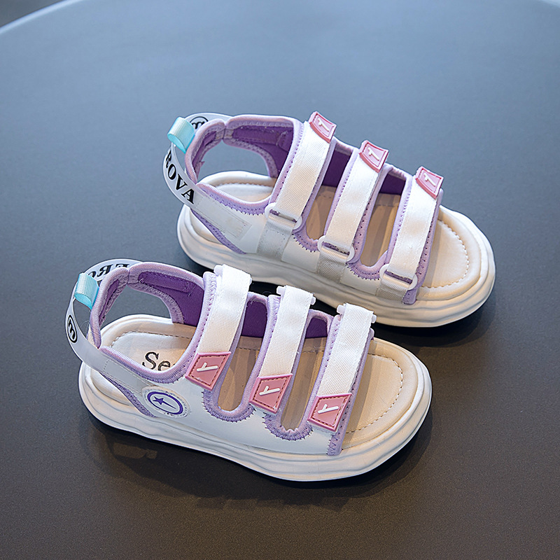 Giày Sandal đế bằng quai hậu cho bé, giày thể thao siêu nhẹ, chống trơn – GSD9008