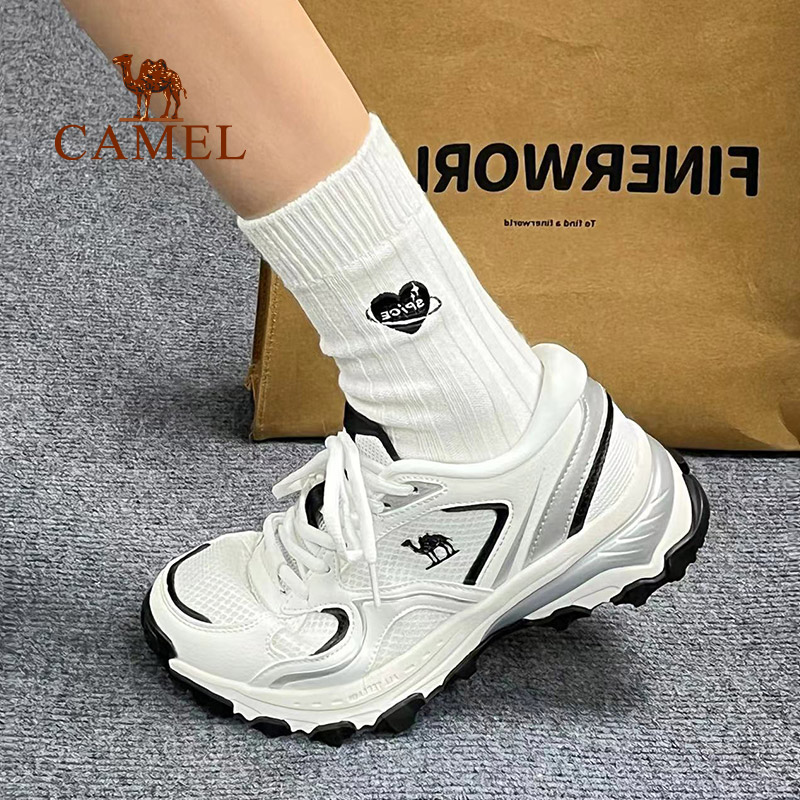 Giày thể thao nữ CAMEL 2023 giày nữ mùa xuân mới giày thể thao và giải trí retro giày cũ nữ