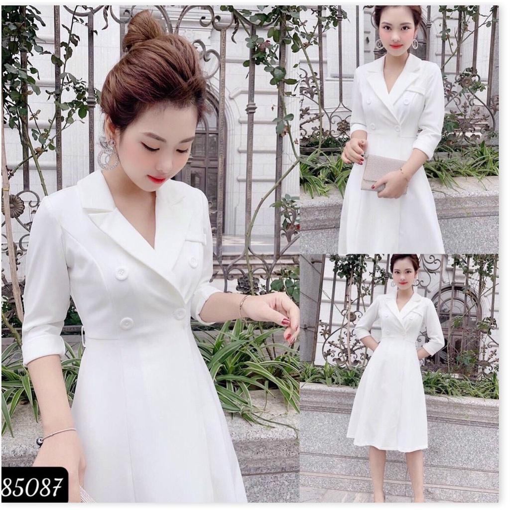 ĐẦM XOÈ TRẮNG VINTAGE SANG TRỌNG XINH XẮN , CHO CÁC NÀNG/ CÓ ĐỦ SIZE KME FASHION