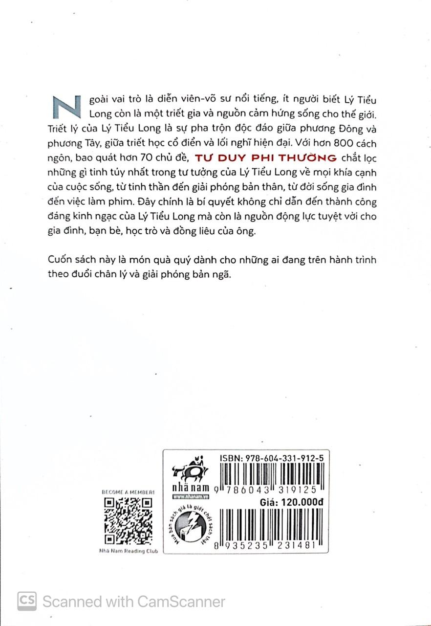 Sách Tư Duy Phi Thường: Minh Triết Cho Đời Sống Thường Nhật