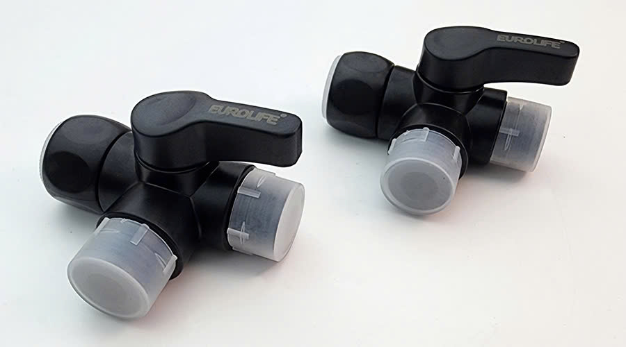 Van T 3 đường nước 21mm dùng chia nước cho bồn cầu và bộ xịt vệ sinh Eurolife EL-VT03 (2 màu: đen, trắng)