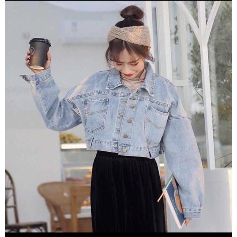 Áo khoác jeans nữ