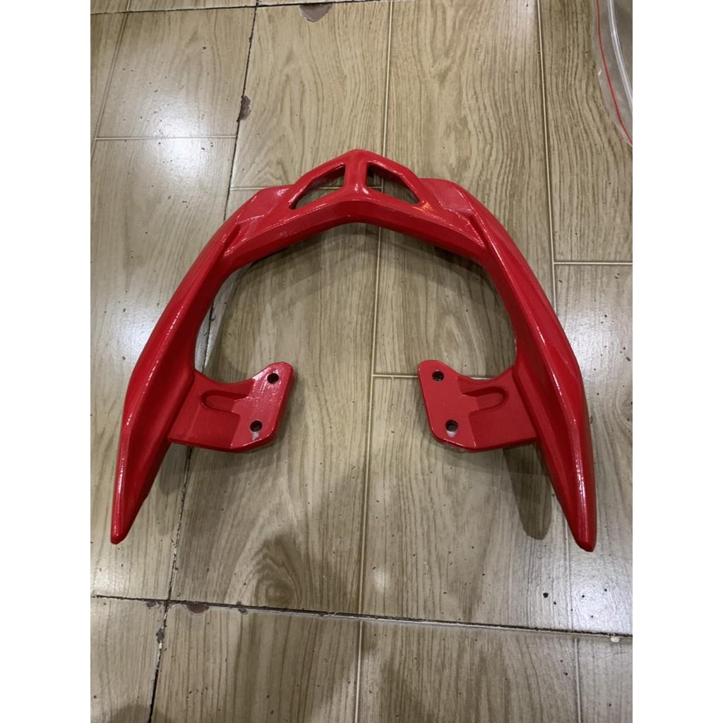 Cảng sau xe sirius kiểu phay lổ màu đỏ