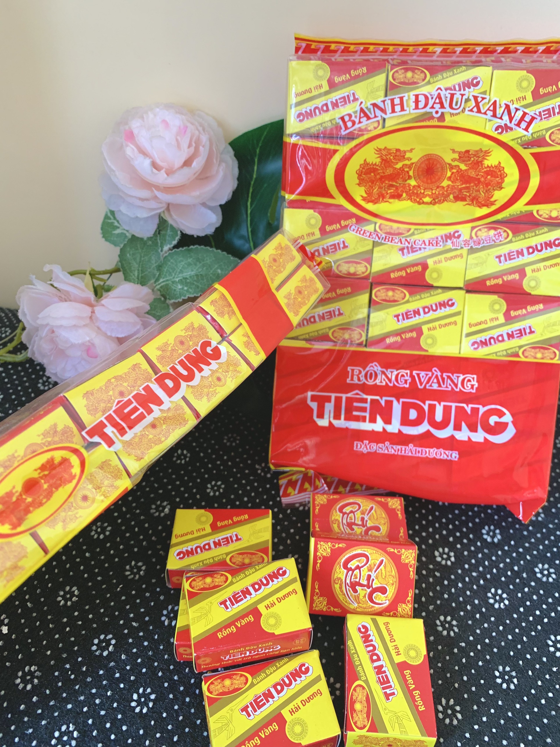 Bánh Đậu Xanh Rồng Vàng Tiên Dung 430g