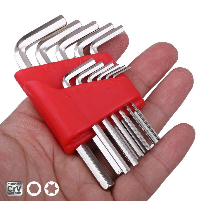 Bộ 11 Chìa Khóa Lục Giác Đa Năng 12mm Chuôi Lục Giác 2mm Tiện Dụng