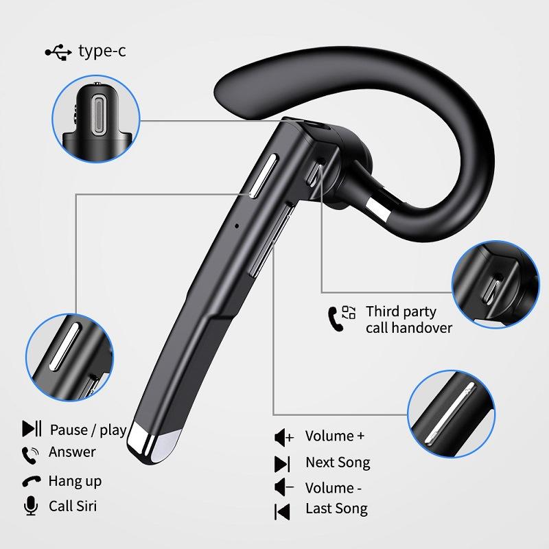 Tai Nghe Không Dây Có Mic Bluetooth Fone De Ouvido Audifonos Con Microfono Auriculares Inalambicos Tai Nghe Tai Nghe Nhét Tai