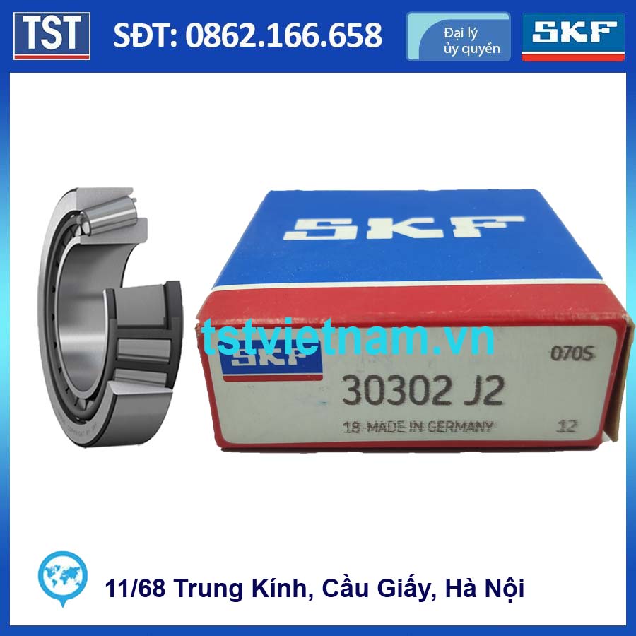 Vòng bi bạc đạn SKF 30302 J2