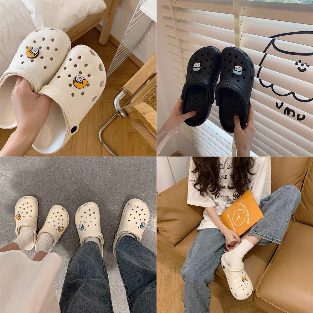 Dép Crocs Nữ Thời Trang Cao Cấp Ladiez, Dép Sục Đẹp Bền, Mềm, Êm Chân, Xinh Xắn, Siêu Nhẹ