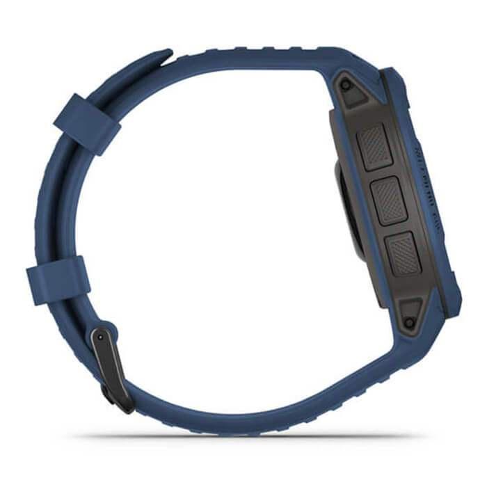 Đồng Hồ Thông Minh Garmin Instinct 2 Solar - Tidal Blue (Màu Xanh Dương) - Hàng Chính Hãng