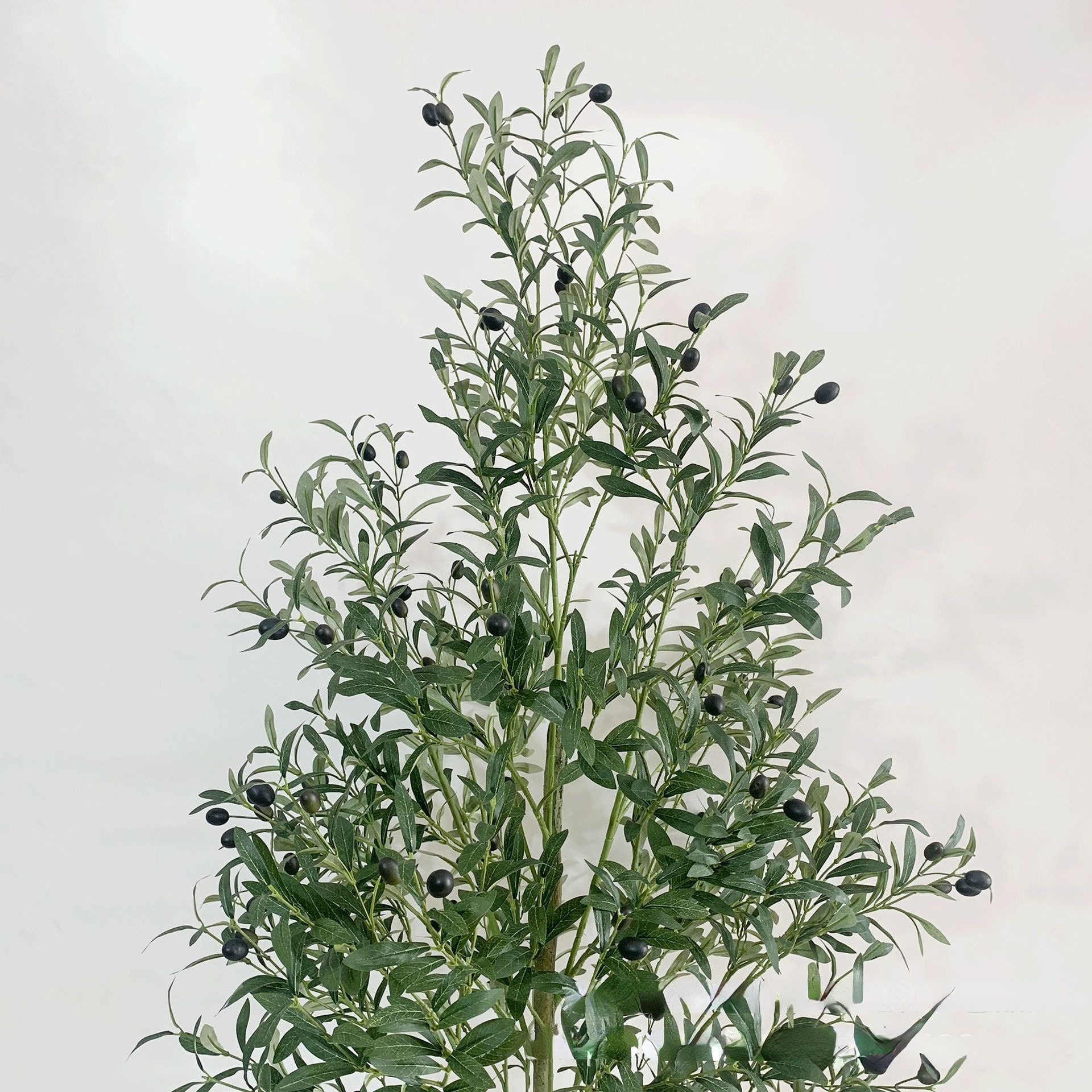 Cây Oliu Giả Cao Cấp - Cây Oliu Nguyên Khối Thân Không Chậu Cao 120cm - 150cm Decor Trang Trí