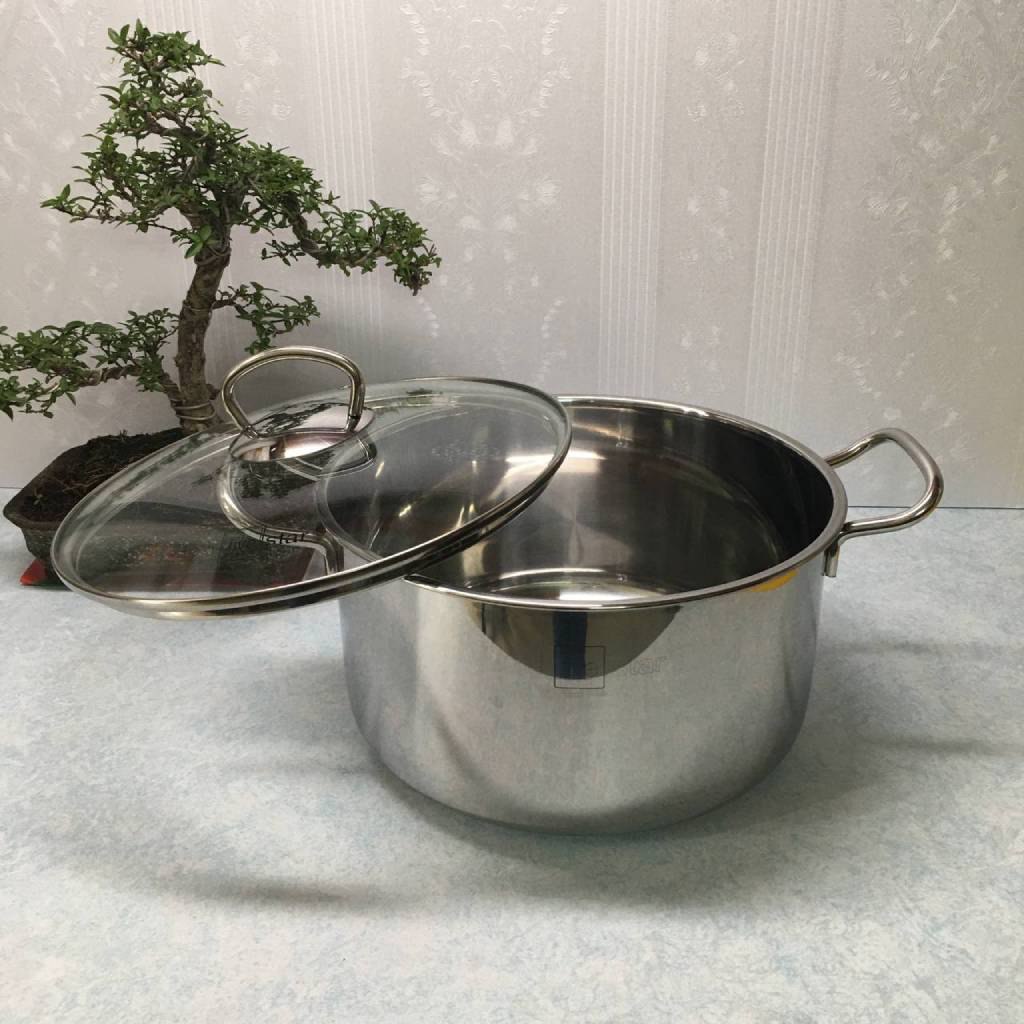 Nồi inox 3 đáy nắp kính Fivestar FSN 24IN1 24cm- Hàng chính hãng