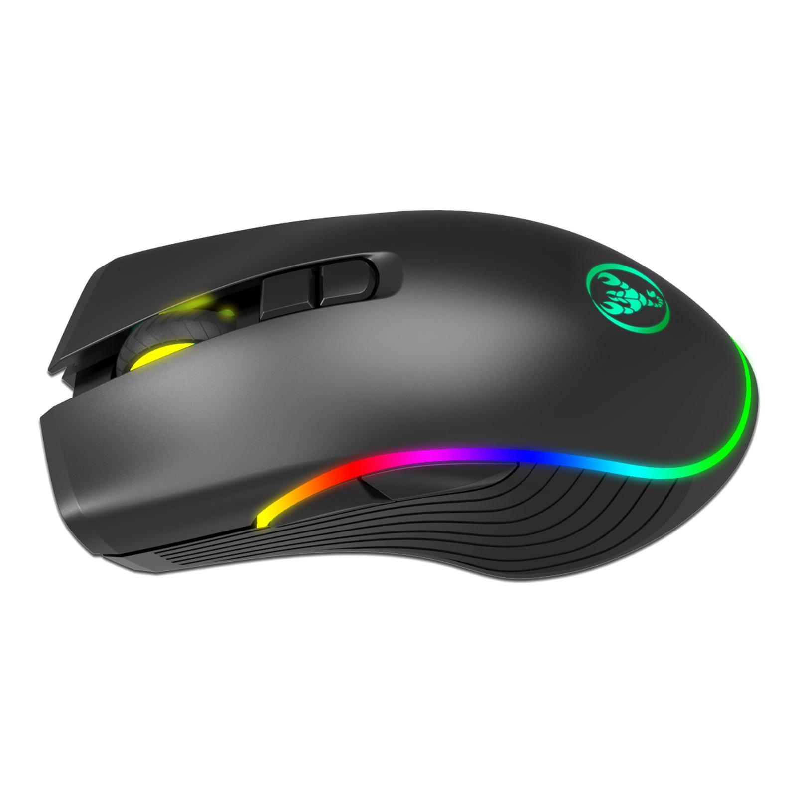 Rechargeable 2. Computer Gaming Mouse Optical Mice with USB Receiver