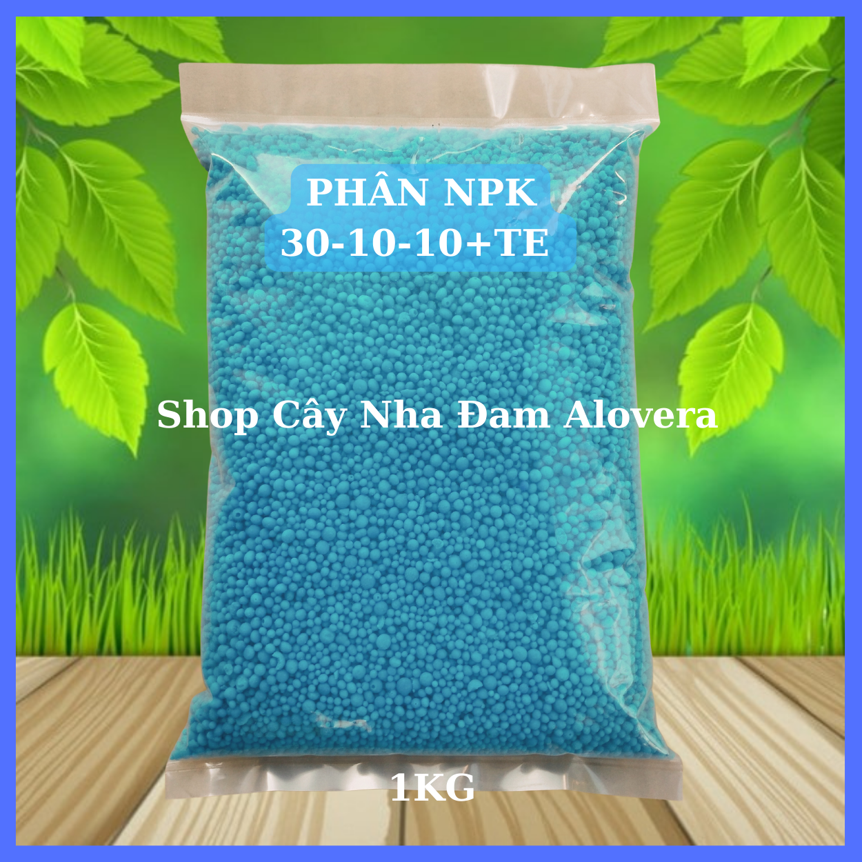 Phân NPK 30 10 10 + TE USA Cao Cấp Chuyên Rau Màu, Hoa Cây Cảnh