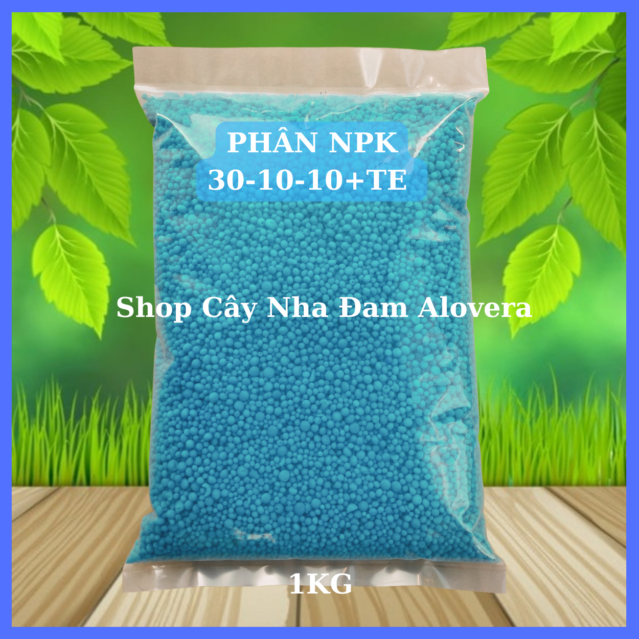 Phân NPK 30 10 10 + TE USA Cao Cấp (1KG) Chuyên Rau Màu, Hoa Cây Cảnh