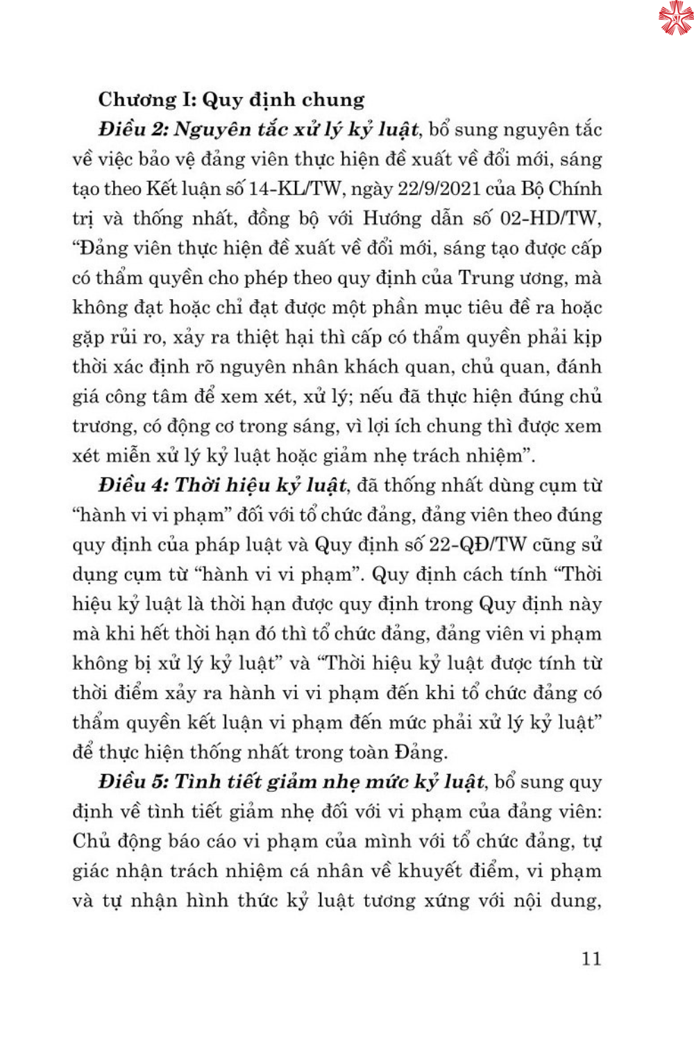 Hỏi - đáp về xử lý vi phạm kỷ luật của Đảng (bản in 2024)